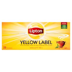 Herbata czarna Lipton Yellow Label 50 g (25 torebek)