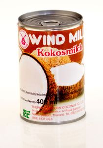 Wind Mill- Kokosmilch in zwei verschiedene Größen , Gewicht food:400 ml