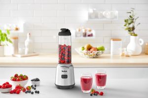 Tefal Mix&Move BL15FD, Tischplatten-Mixer, 0,6 l, 300 W, Edelstahl