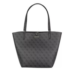 GUESS Alby Toggle Tote Coal/Black