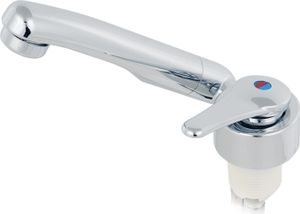 12V Armatur Wasserhahn | Chrom | Florenz | Monomix | klappbar | Mischbatterie