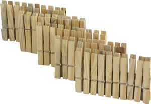 Coronet Wäscheklammern 7 cm Holz 50 Stück