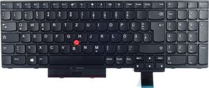 Tradebit - Tastatur für Lenovo | Modelle: ThinkPad T570 T580 | Deutsch DE QWERTZ | Volle Kompatibilität | Hochwertige Materialien |