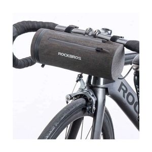 Rockbros As-051 Wasserdichte Lenker Fahrradtasche - Schwarz