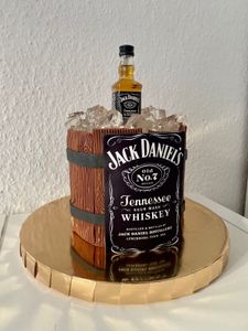 Jack Daniels 10x14 Whiskey Zuckermasse Tortenaufleger Tortenbild Fondant Herren