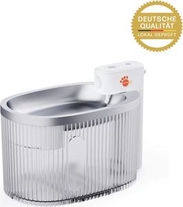 AstroPet 2.5L bezprzewodowa fontanna dla kota z 5000mAh, miska do picia ze stali nierdzewnej-MV