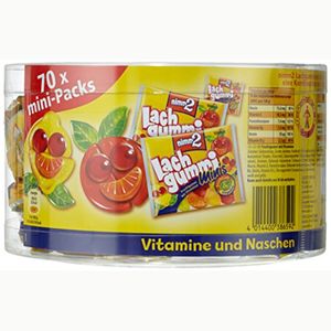 nimm2 Lachgummi Minis Dose Fruchtgummi mit Vitaminen 70 Packs