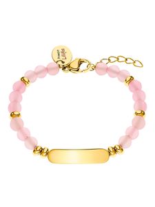 Prinzessin Lillifee 2033366 Ident-Armband für Mädchen Rosa vergoldet