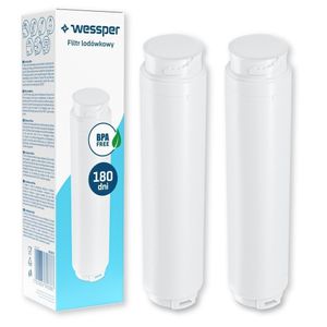 2x Wessper Wasserfilter für Kühlschrank Siemens, Bosch ersatz für Ultra Clarity  644845, 740560, 900007