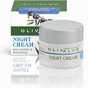 OLIVALOE 00170 - NIGHT CREAM Anti-wrinkle & Nourishing - nährende Anti-Falten Nachtcreme 40ml, Naturkosmetik