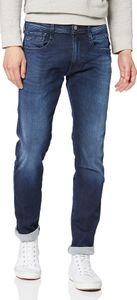 Replay Anbass Hyperflex Clouds 34L Herren 11.5oz Hyperflex Strech Denim In Blau – Blau