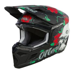 O'NEAL Kinder Motocross Helm 3SRS Melancia , Schwarz Multi, M