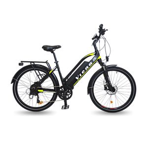 Viena Urbanbiker Trekking E-Bike 26"  840Wh Akku, Unisex E-Trekkingbike 250W Motor, 160km Reichweite | Farbe:gelb