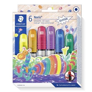 STAEDTLER Kredka żelowa Noris Club "Glitter" pudełko 6 szt