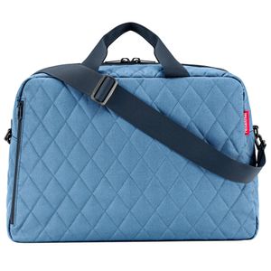 reisenthel duffelbag M, Handgepäck-Reisetasche, Tragetasche, Rhombus Blue, 38 L, BG4101