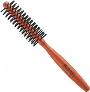 Eurostil Okrągła szczotka drewniana 12mm Nylon 1szt