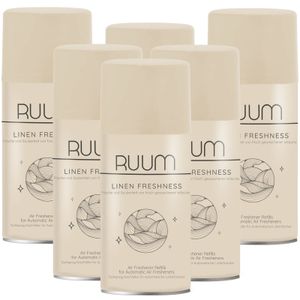 Ruum Lufterfrischer Nachfüller (250ml 6er Pack) Linen Freshness