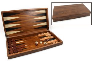 Philos 1143 - Backgammon Skeloudi, große Kassette mit Magnetverschluss 4014156011434