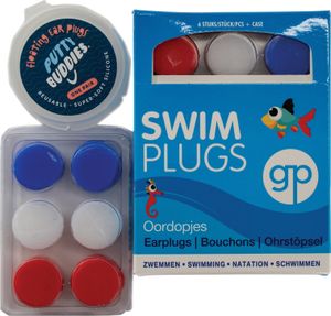 GET PLUGGED (GP) Schwimm-Ohrenstöpsel, 3 Paare GET PLUGGED (GP) Schwimm-Ohrenstöpsel, 3 Paare