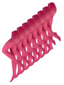 NUR DIE nylon transparent Fein-strumpfhose Ultra-Blickdicht 80 DEN pink 38-40