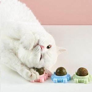 3 Stück Natürliche Katzenminze Bälle Spielzeug für Katzen Lecken, Drehbare Zahnreinigung Dental Katze Spielzeug, Katzenminze Spielzeug (Schneckenform)