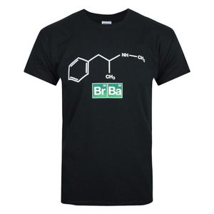 Breaking Bad Herren Symbols Logo T-Shirt NS4013 (S) (Schwarz)
