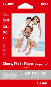 Fotografický papír Canon GP-501 10,0 x 15,0 cm s vysokým leskem 200 g/m2 100 listů
