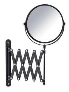 WENKO Kosmetikspiegel Schminkspiegel Standspiegel Spiegel Ø 18 x 28 cm LED Licht