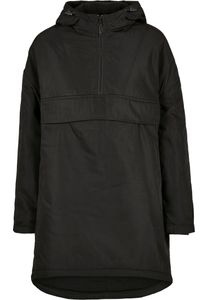 Urban Classics Damen Winterjacke Ladies Long Oversized Pull Over Jacket Black-L