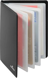 Odolné puzdro na kreditné karty RFID SECURE čierne 5,4 x 8,5 cm