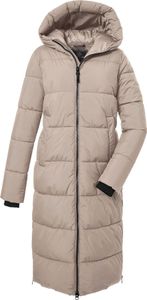 Killtec - Damen Funktionsmantel in Daunenoptik mit Kapuze, GW 50 WMN QLTD CT (39840), Größe:40, Farbe:hellbeige (00161)