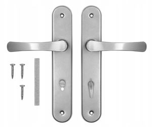 ADGO® Türgriff 72 mm WC-Schlüssel Silber Links Rechts Badezimmertürgriff-Set