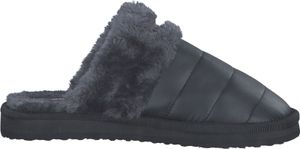 s.Oliver Damen Pantoffel Hausschuh Warmfutter 5-27102-39, Größe:37 EU, Farbe:Schwarz