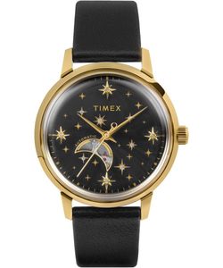 Timex Celestial Open Heart Automatik - Elegante Damen-Armbanduhr