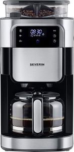 SEVERIN Kaffeemaschine KA 4813 Mahlwerk Filtersystem Glaskanne 10 Tassen 1.000W