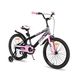 JOYSTAR Berry 20 Zoll Kinderfahrrad für 2-13 jährige Jungen & Mädchen, Jungenfahrrad mit Stabilisatoren, Rosa