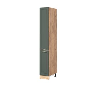 Vicco Pharmacy cabinet Fame-Line, 30 cm, Green-Gold Country House/Gold power oak