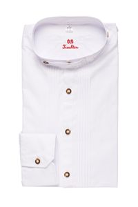 OS-Trachten Trachtenhemd weiß SLIMFIT 112449 Größe: L (41/42)