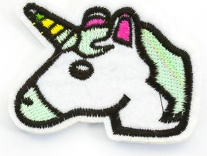 Oblique Unique Aufnäher Patch Abzeichen Aufbügler Flicken - Einhorn 2