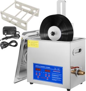 VEVOR Ultraschallreiniger, 6 L, Ultraschall-Vinylreiniger, 17,78-30,48 cm, Ultraschall-Vinylreinigungsmaschine, 180 W, Ultraschall-Schallplattenreiniger mit Trockengestell VEVOR Ultraschallreiniger, 6 L, Ultraschall-Vinylreiniger, 17,78-30,48 cm, Ultraschall-Vinylreinigungsmaschine, 180 W, Ultraschall-Schallplattenreiniger mit Trockengestell