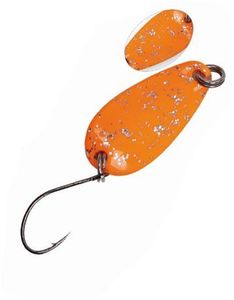 Paladin Trout Spoon 2,3cm 1,8g - Forellenblinker, Farbe:orange-glitter/orange-glitter