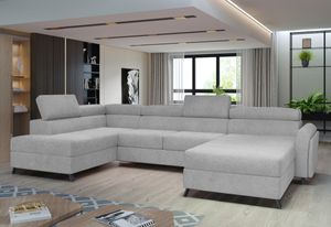 Rozkládací Sedací Souprava Do U Parker, 370x98x190, Grande 81, Levá