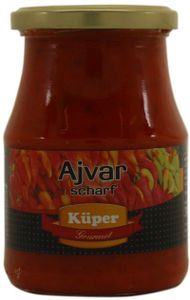 Küper Selection Ajvar, Paprikagemüse scharf, 370 ml