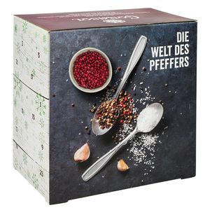 Corasol Premium Salz & Pfeffer Adventskalender, die Gewürz Gourmet Geschenkidee für Männer (259 g)