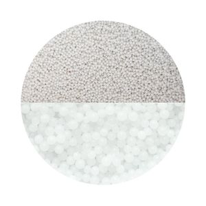 trendfinding 100 g Hydroperlen Deko Granulat, Korngröße 1,5-2 mm, Weiß