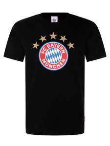FC Bayern München Herren T-Shirt Logo schwarz Gr. 4XL