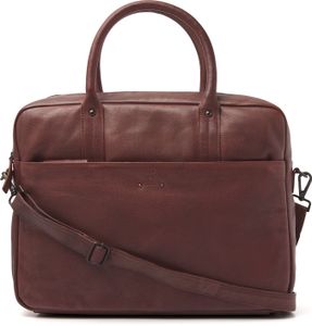 dR Amsterdam Arbeitstasche | Business-Leder-Arbeitstasche | Laptop-Tasche | Herren-Laptoptasche | Laptop-Tasche 15,6 Zoll | Tampa - 933577 Brown