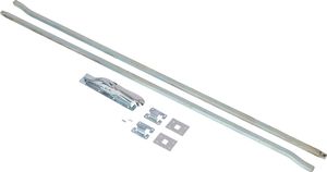 KOTARBAU® Zámok garážových dverí pozinkovaný biely pre výklopné dvere 250 cm