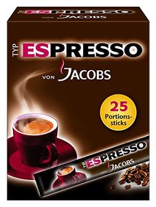 Jacobs Typ Espresso Sticks | löslicher Kaffee | 25 Portionen