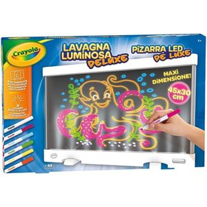 Crayola- Deluxe Pizarra Led Leuchttafel, (25-7246) CRAYOLA